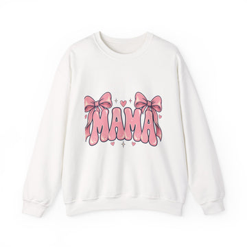 Mama Pink Bow Sweatshirt