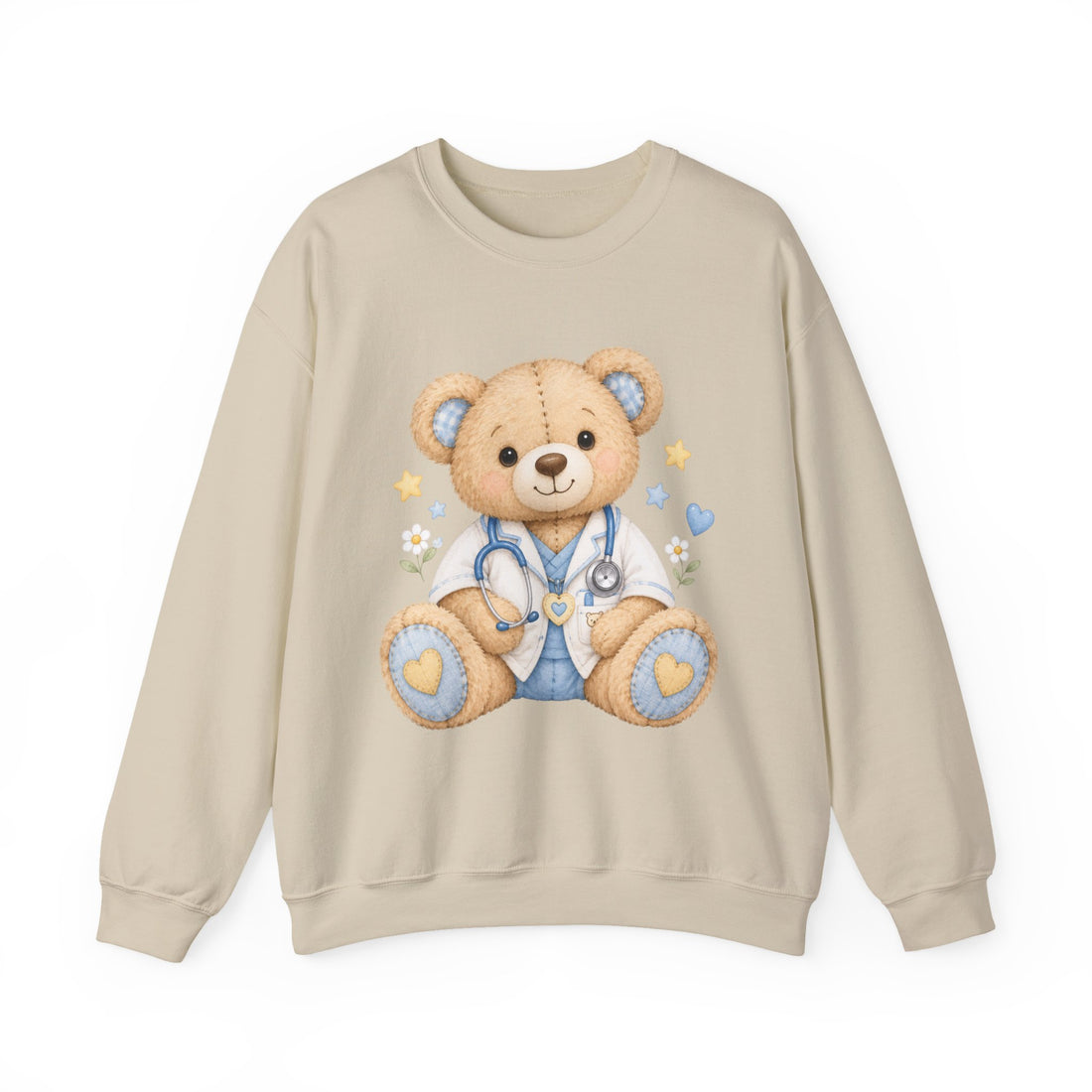 Cute Doctor Bear Crewneck Sweatshirt