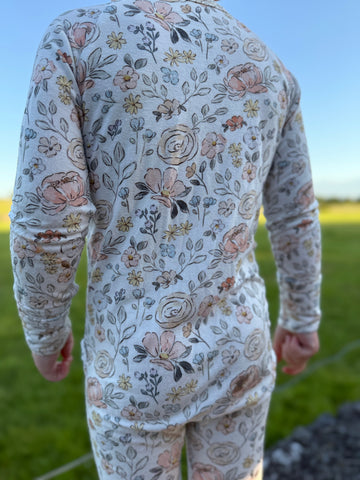 Pastel Petals Modal Zippy Romper