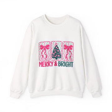 Merry & Bright Christmas Crewneck Sweatshirt