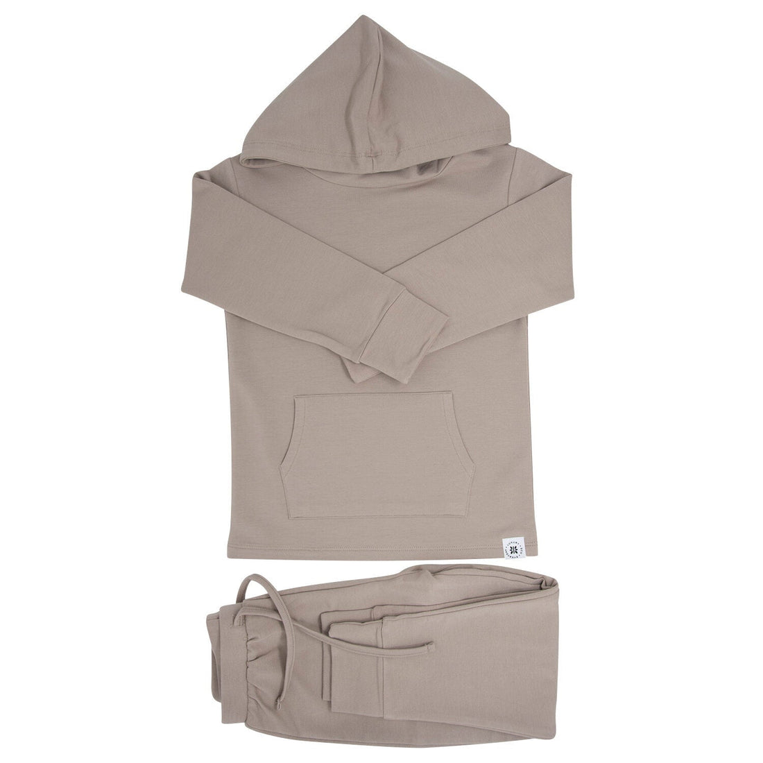 Hooded Jogger Set Just Taupe