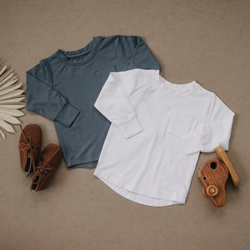 Bamboo Pocket Tee - more colors *0-6m sizes left